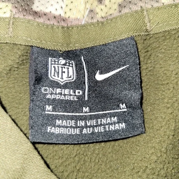 Nike On Field Green Bay Packers Hoodie Men's Size Medium Salute To Service - Picture 3 of 6